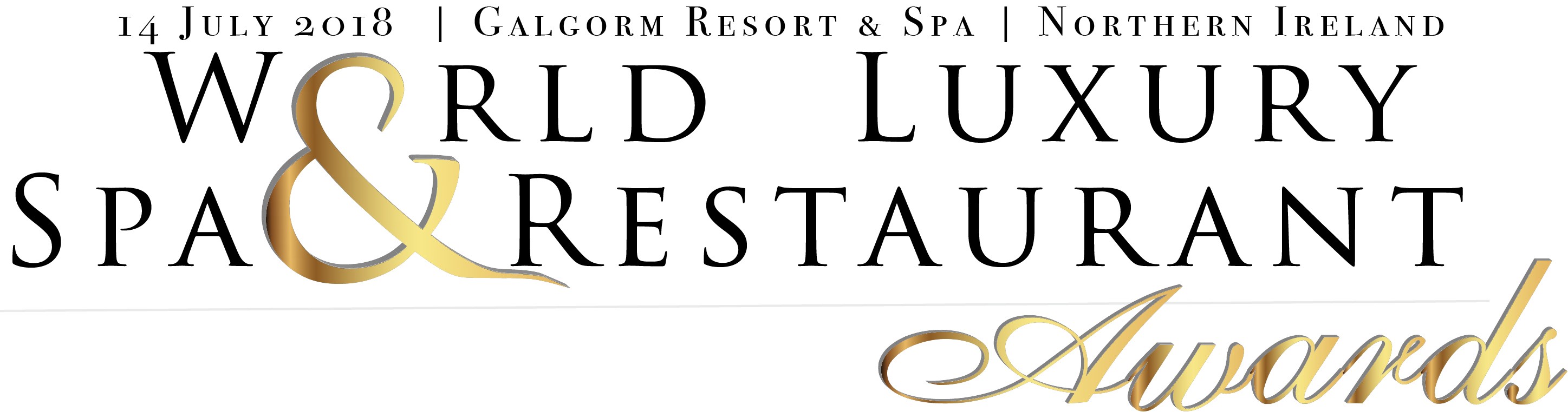 World Luxury Spa & Restaurant Awards to Host 2018 Event at Galgorm Resort & Spa